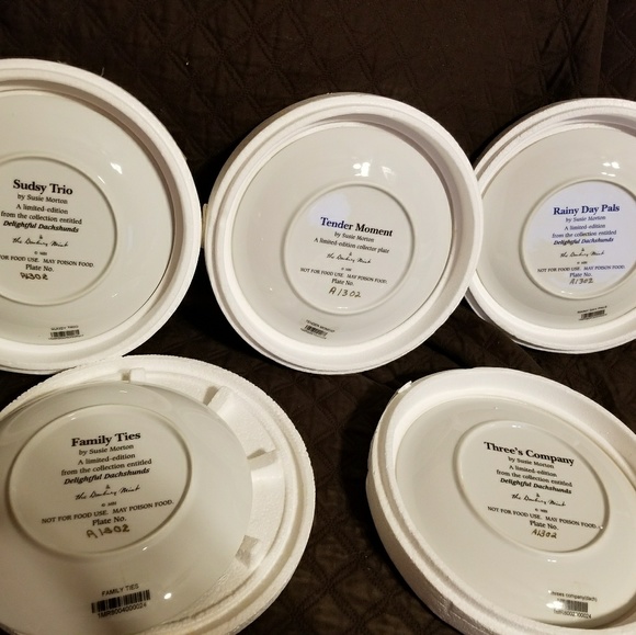 Danbury Mint Dachshund Plates $25 each plate - Picture 5 of 8